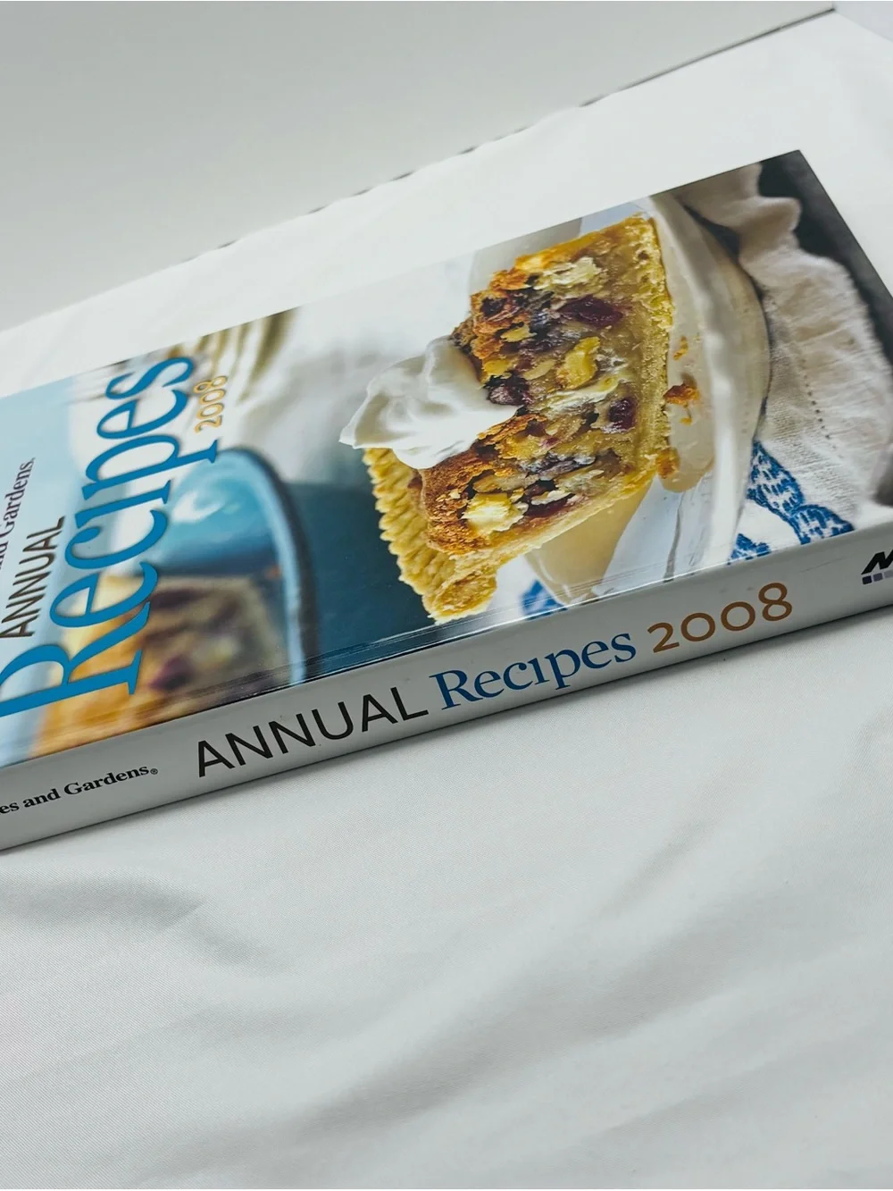 Better Homes And Gardens Annual Recipes Stack - White with Multicolor Titles